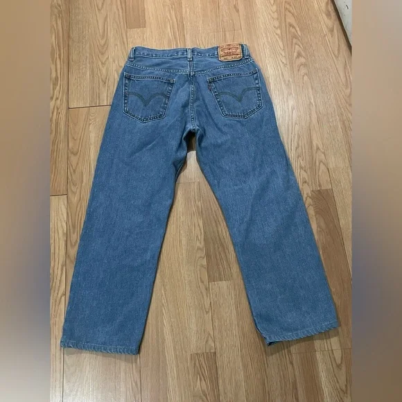 Levi’s 505 Men’s Straight Leg Jeans 34x30 (34x26) Blue Medium Classic Western - Picture 14 of 14